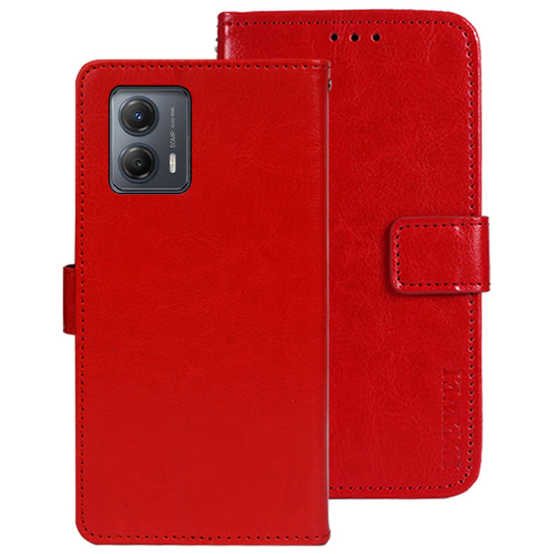 IDEWEI Til Motorola Moto G53 5G G23 4G G13 4G Anti-ridse PU Læder Flip Telefon Cover Beskyttelsesetui Stand Feature Crazy Horse Texture Wallet IDEWEI Til Motorola Moto G53 5G G23 4G G13 4G Anti-ridse PU Læder Flip Telefon Cover Beskyttelsesetui Stand Feature Crazy Horse Texture Wallet